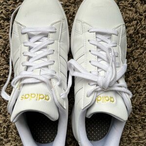 Adidas White and Yellow Women's Sneakers